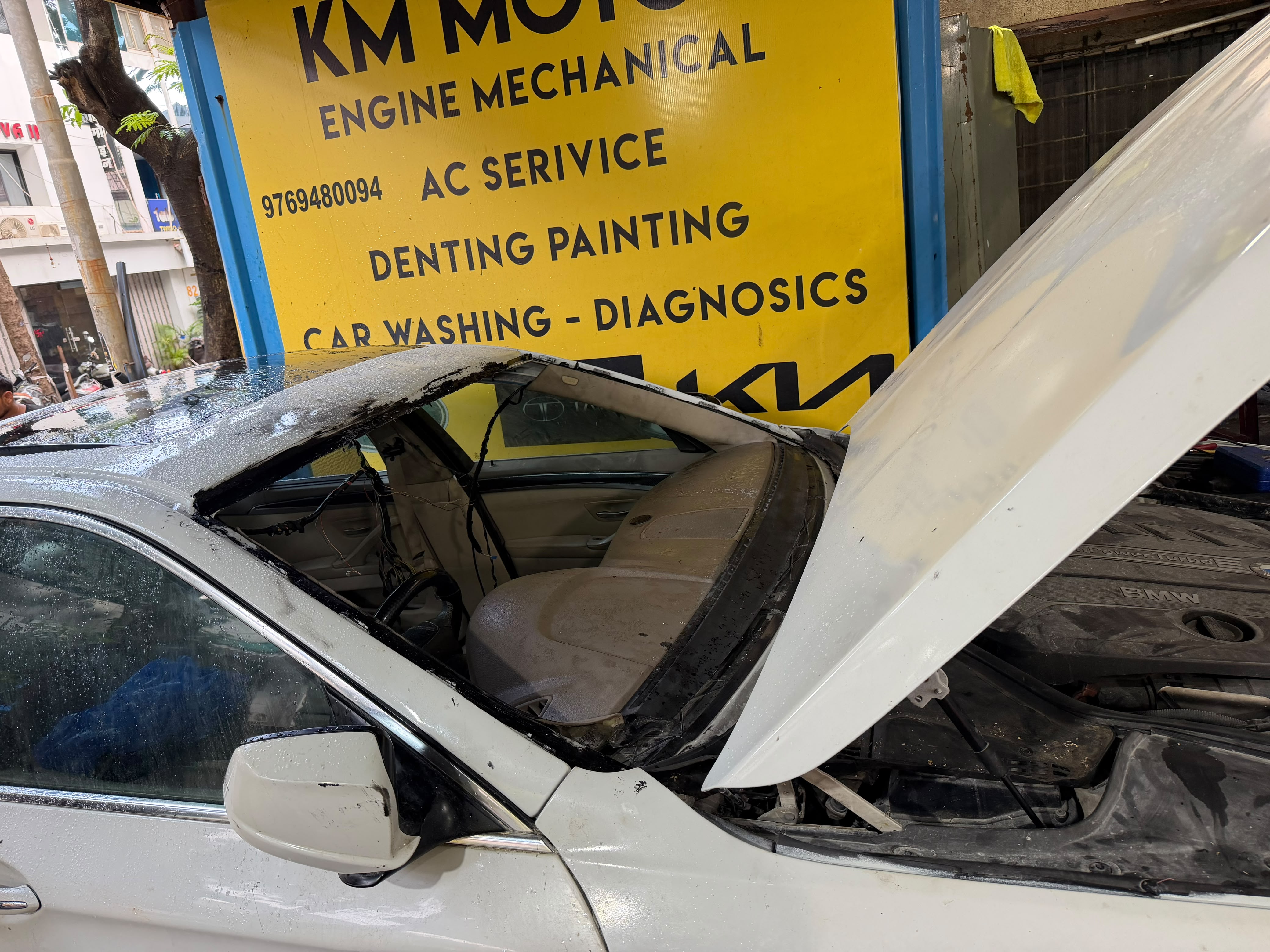 KM Motor Works workshop