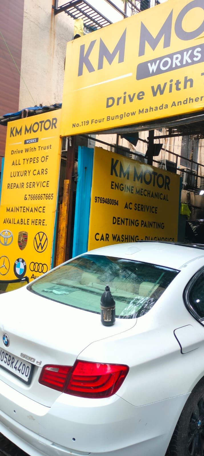KM Motor Works workshop